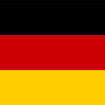 Icône avec le drapeau allemand