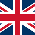 Icon with a flag of the UK