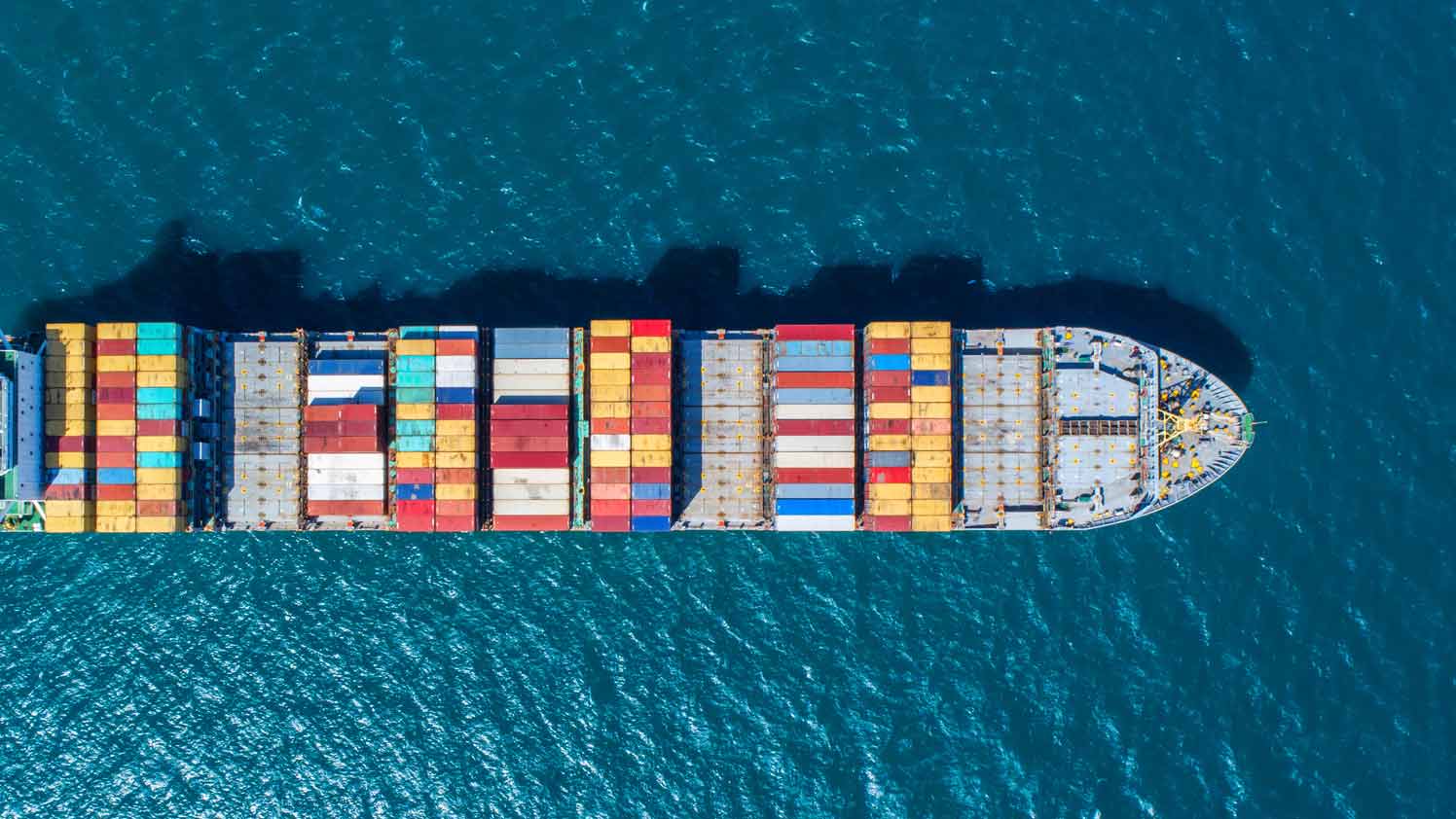 A ship importing goods