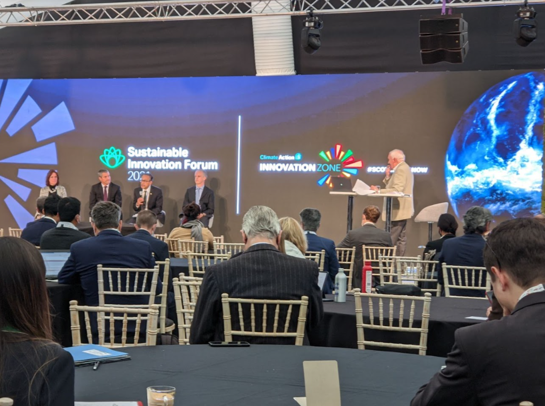 Un debate entre los líderes en el Foro de innovación sustentable.