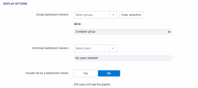 display options menu