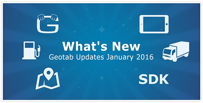January 2016 Software and Firmware Updates from Geotab