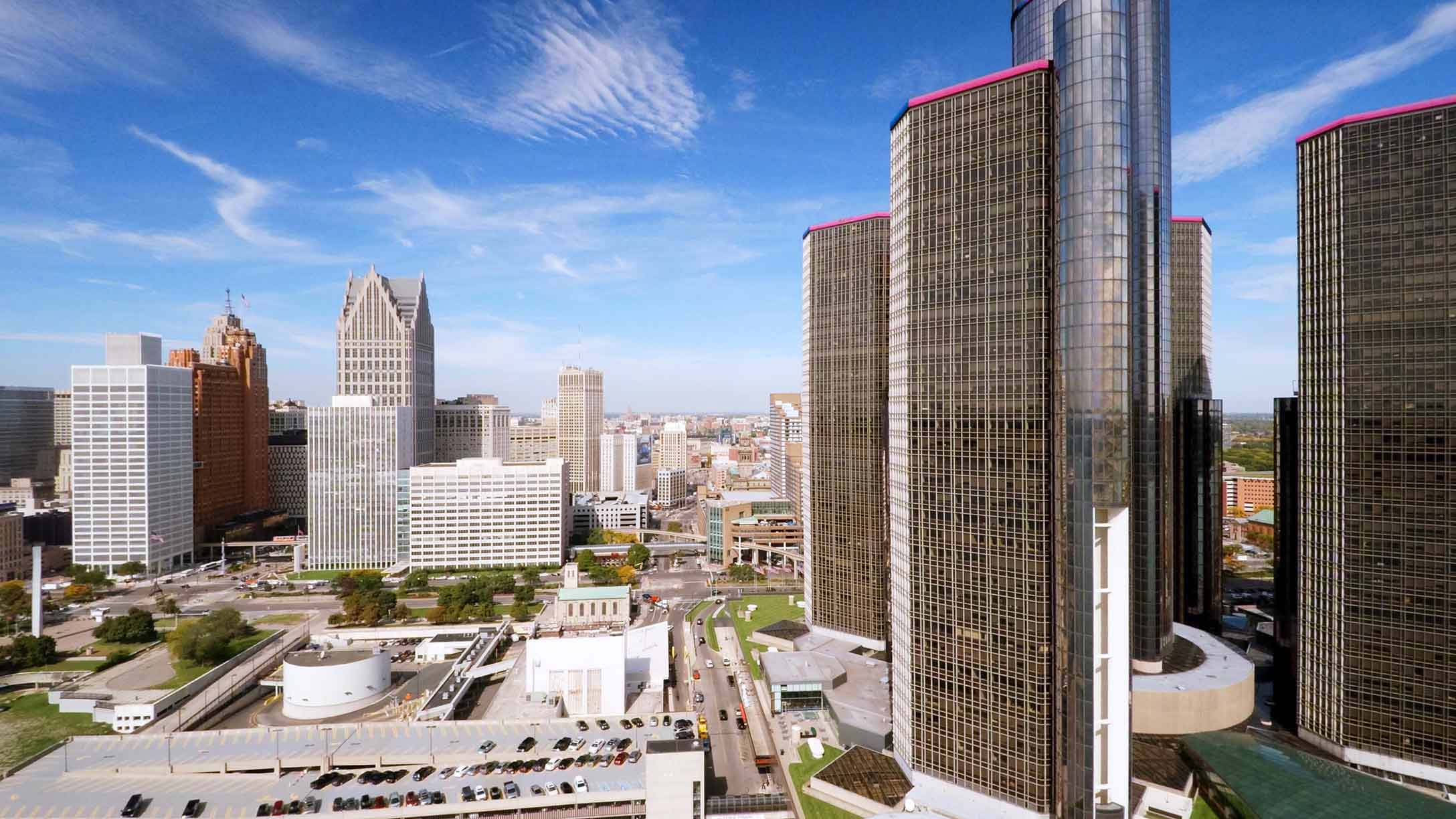 Photo of skyscrapers in Detroit