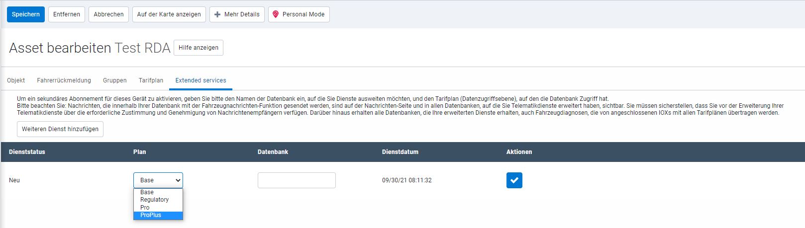asset bearbeiten