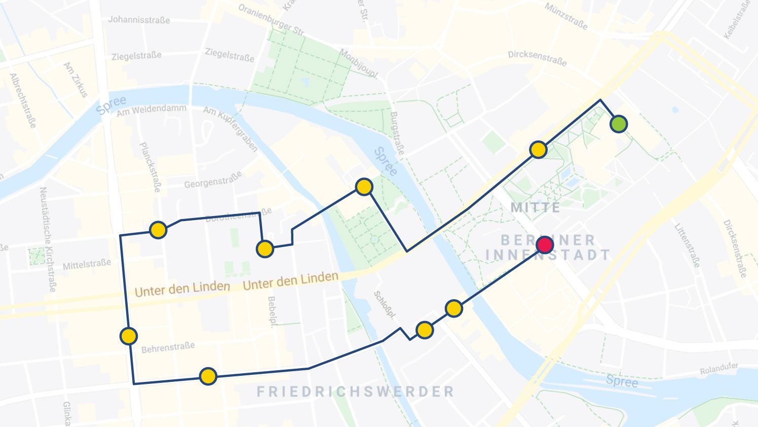 Screenshot des MyGeotab-Dashboards mit Routenplaner und Dispositionskarte