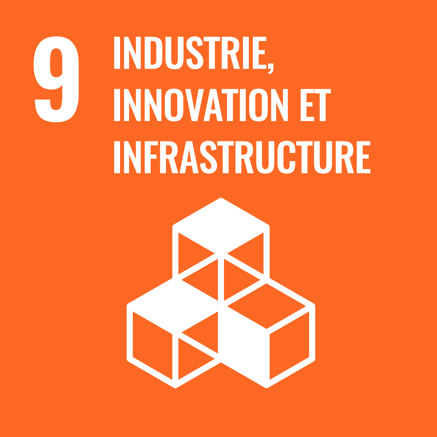 industry, innovation, and infrastructure icon