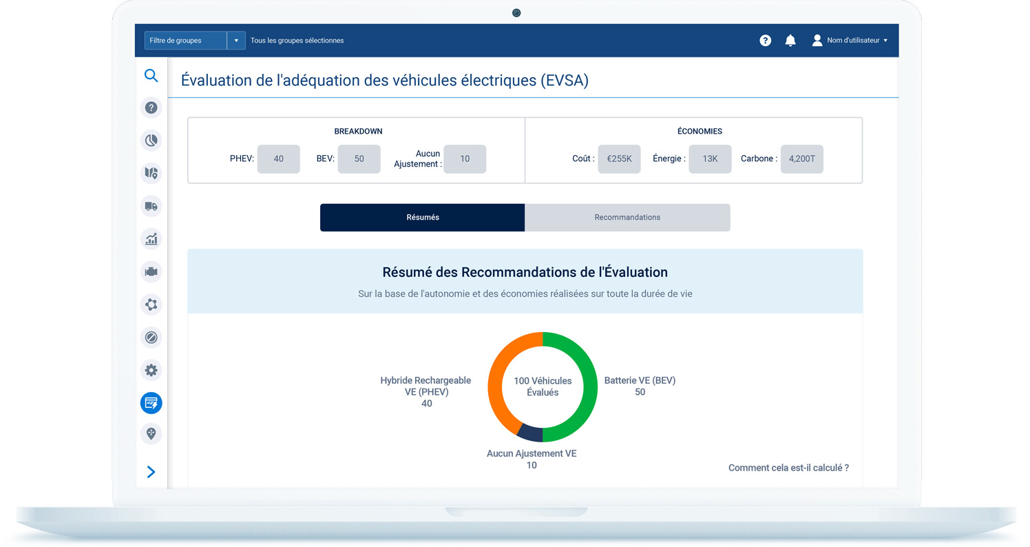 Ordinateur avec EVSA