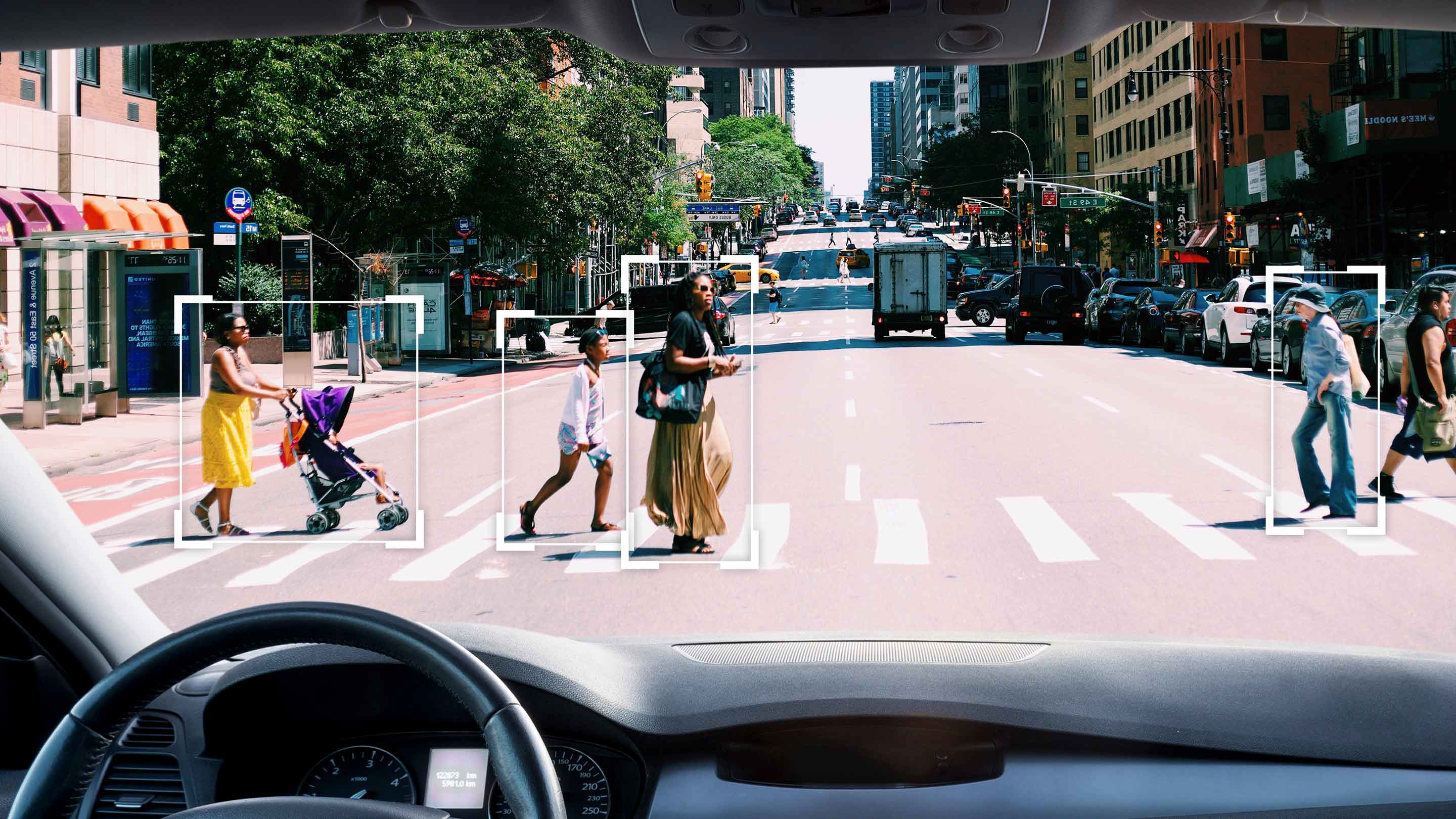 AI dash camera UI