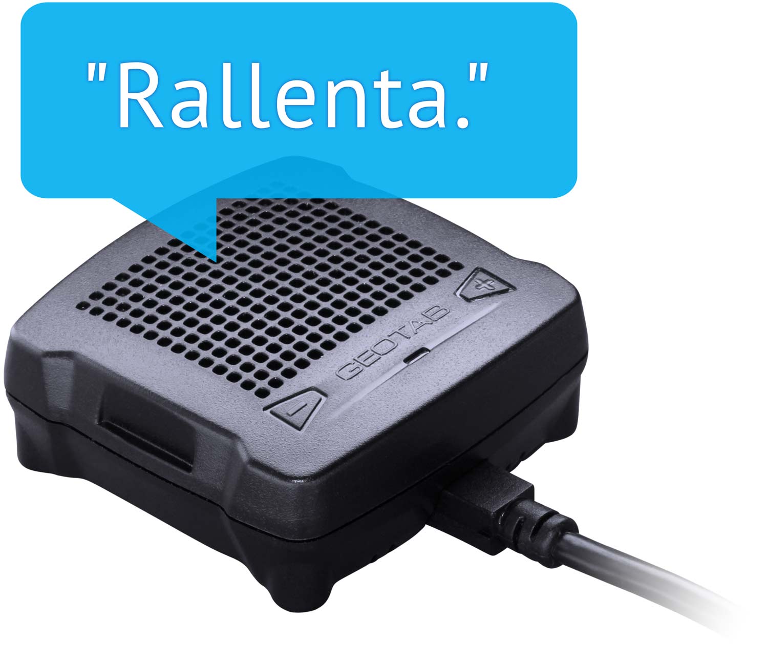 Placeholder Title Feedback del conducente Go Talk che chiede di rallentare.