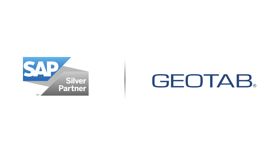 SAP Silver Partner logo and Geotab logo