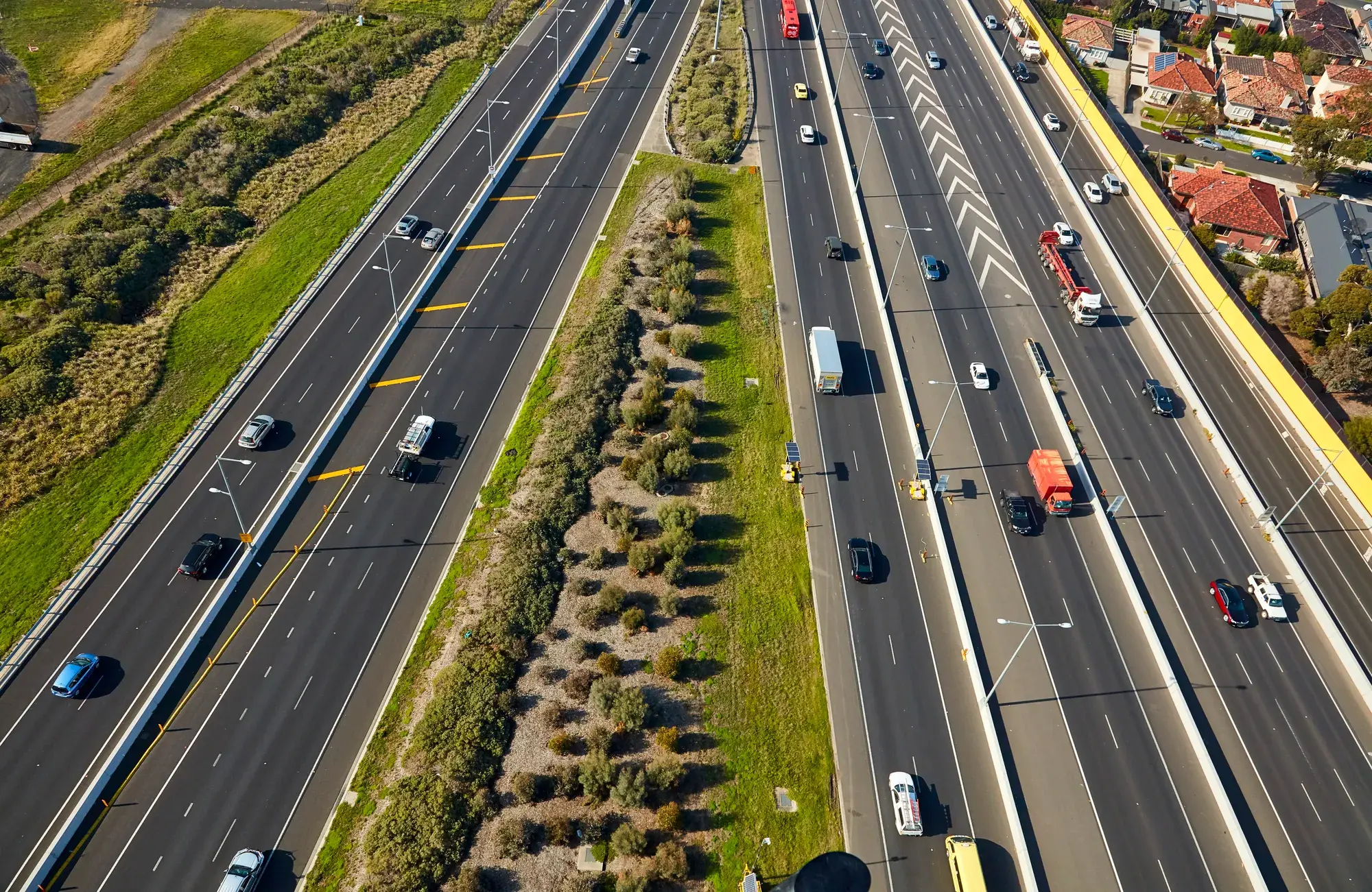 Cars driving on Australian highway
