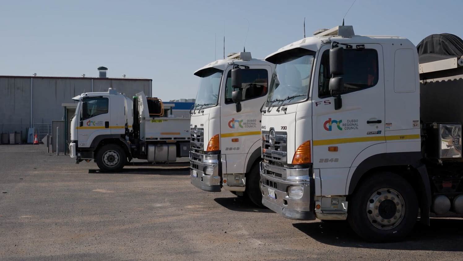 Dubbo Regional Council trucks