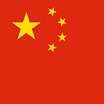Icône avec le drapeau chinois