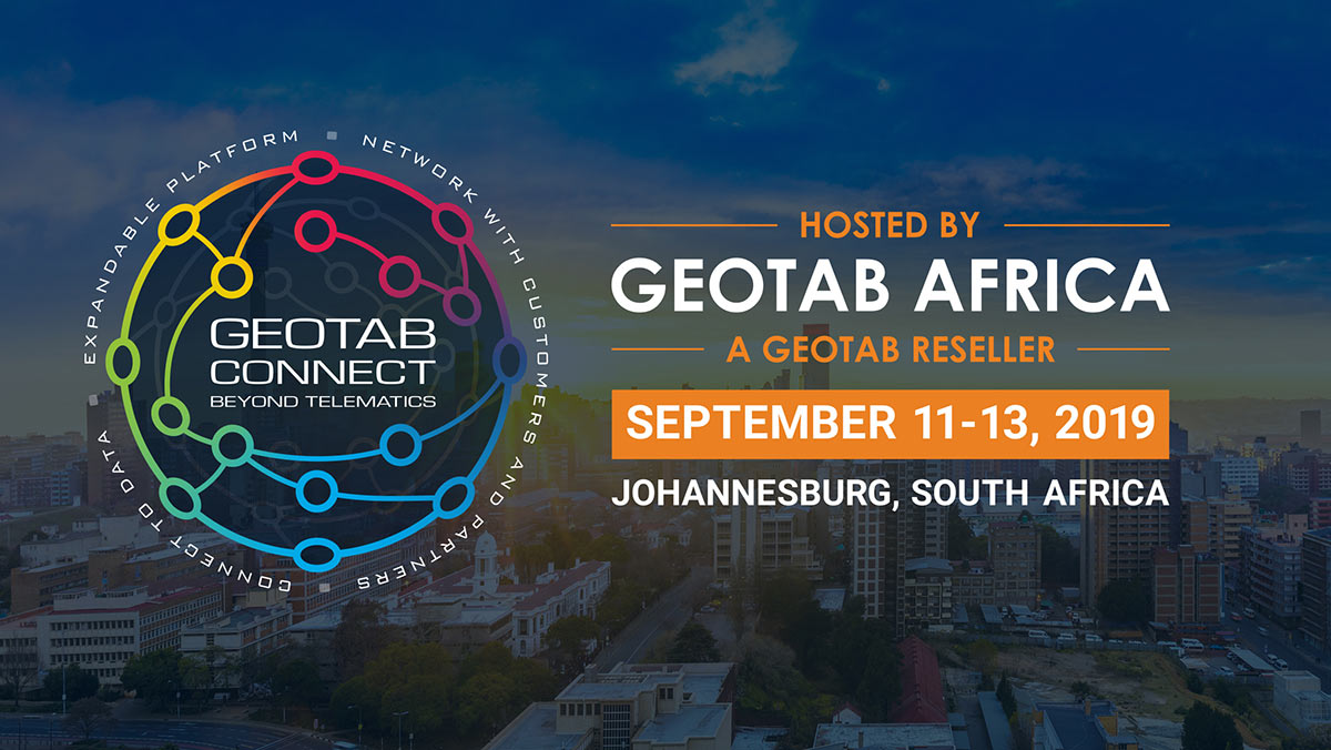 Geotab Africa Connect - September 11-13, 2019 infographic