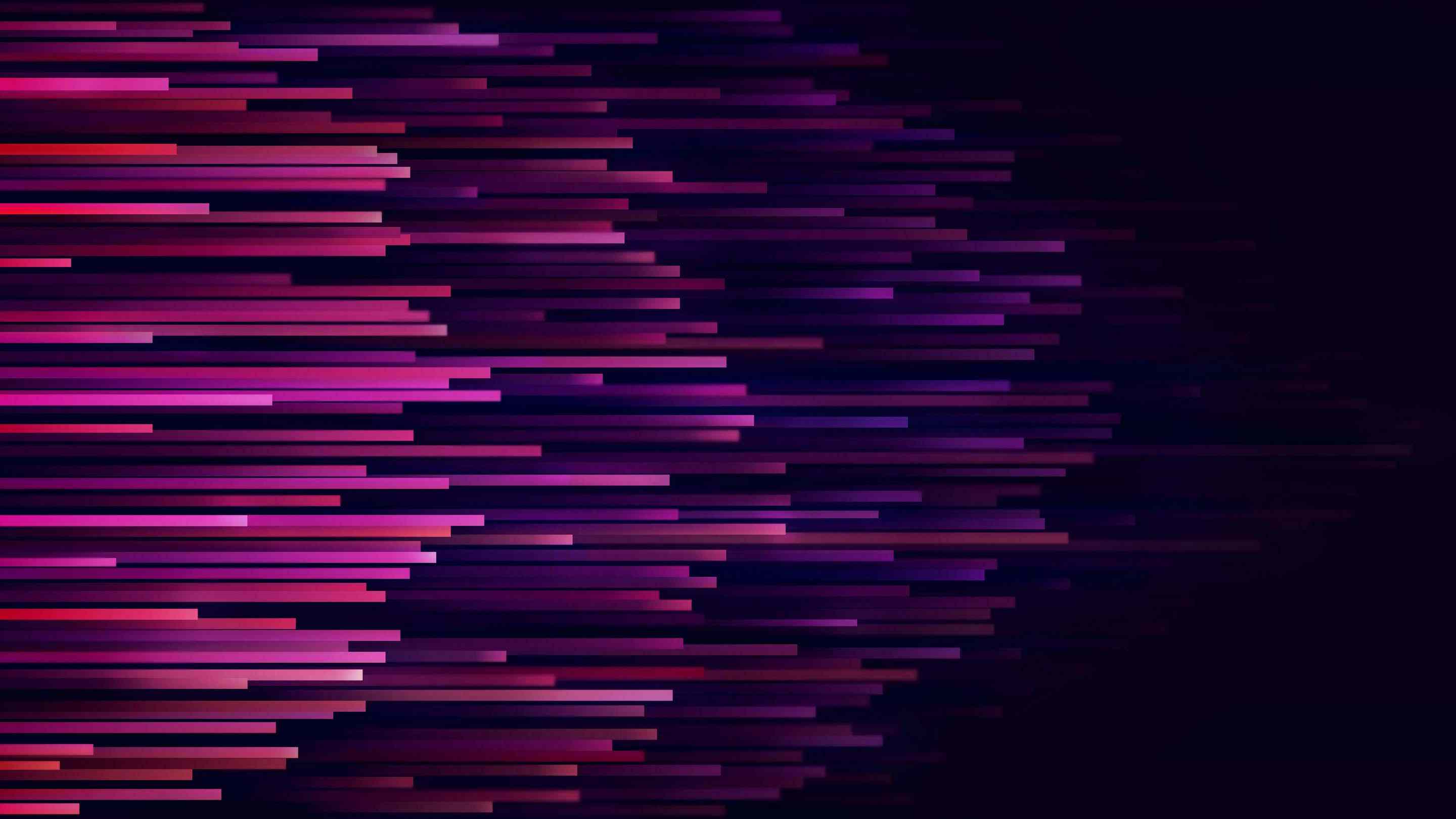 Pink lines on a black background