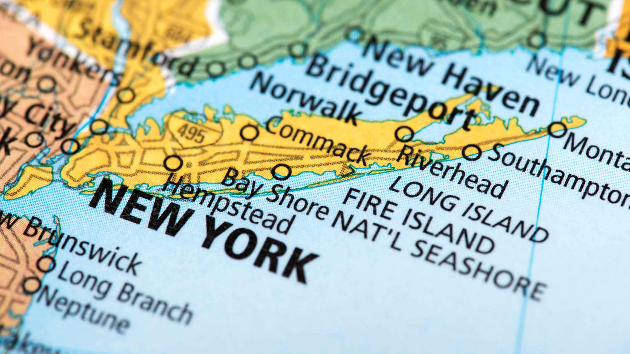 Mappa di new york