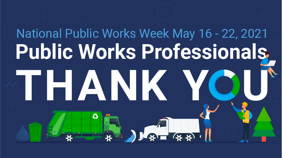 Public Works Professionals Week - Thank You Infographic