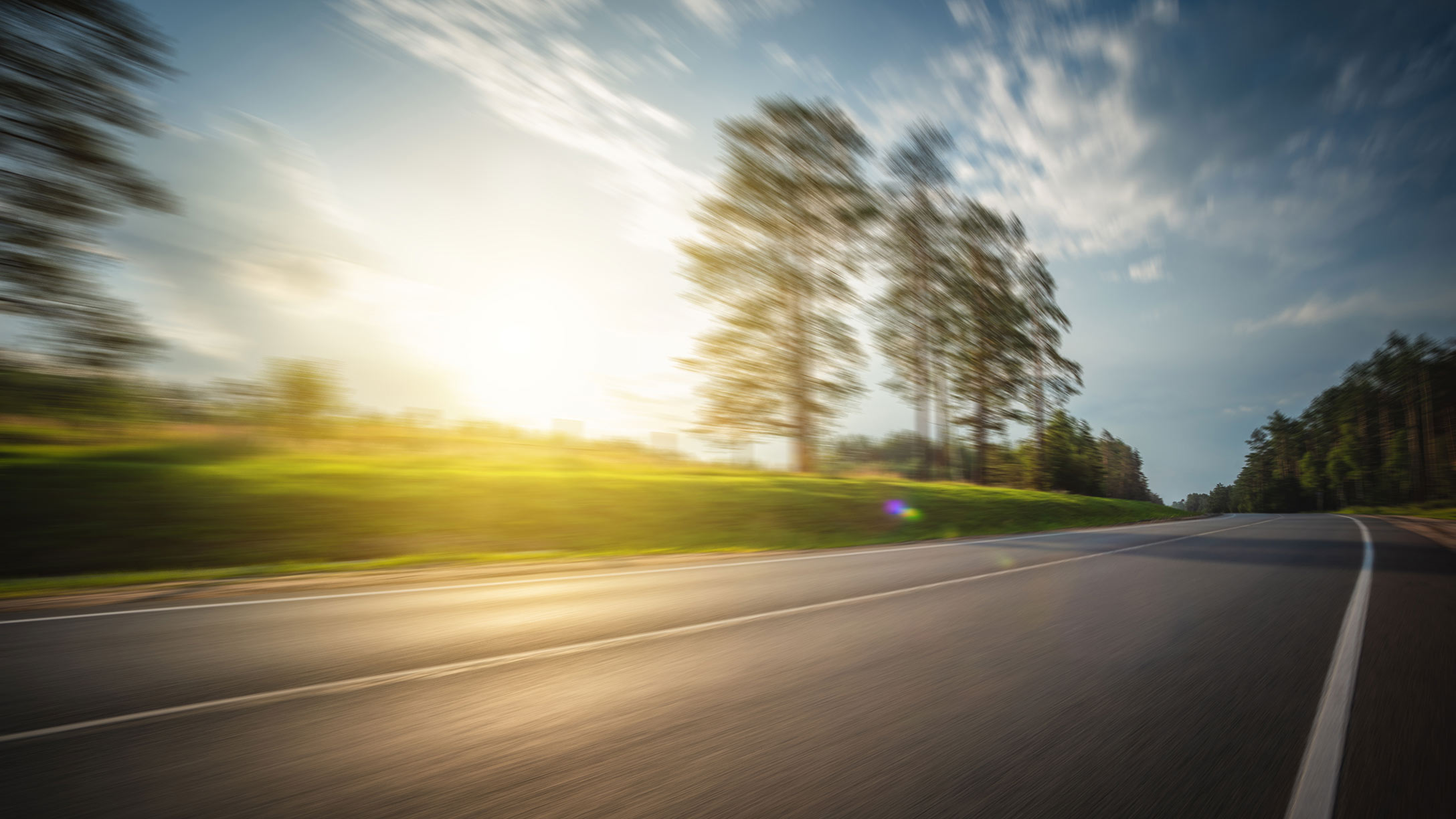 A car driving very rashly