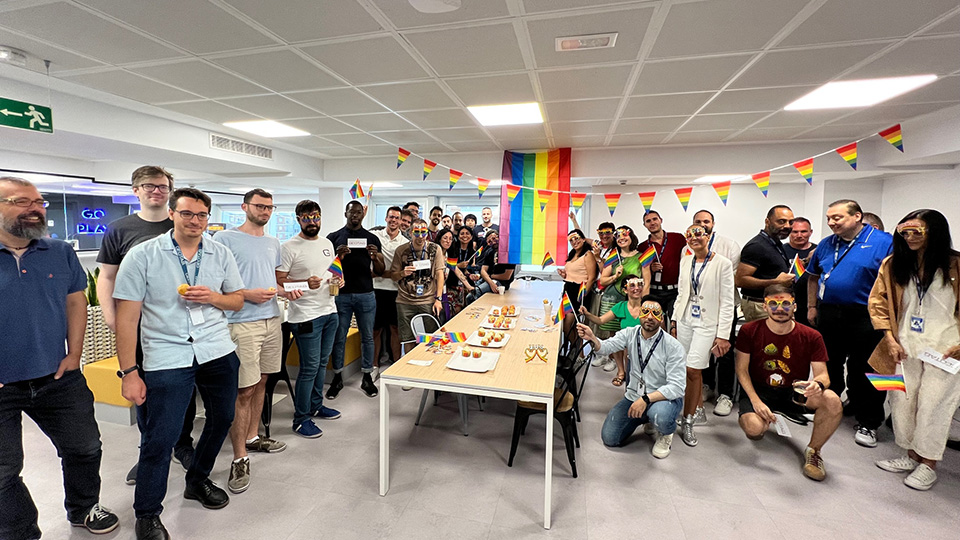 Geotab celebrating pride