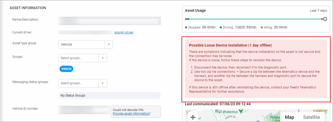 Troubleshooting solutions for device not communicating