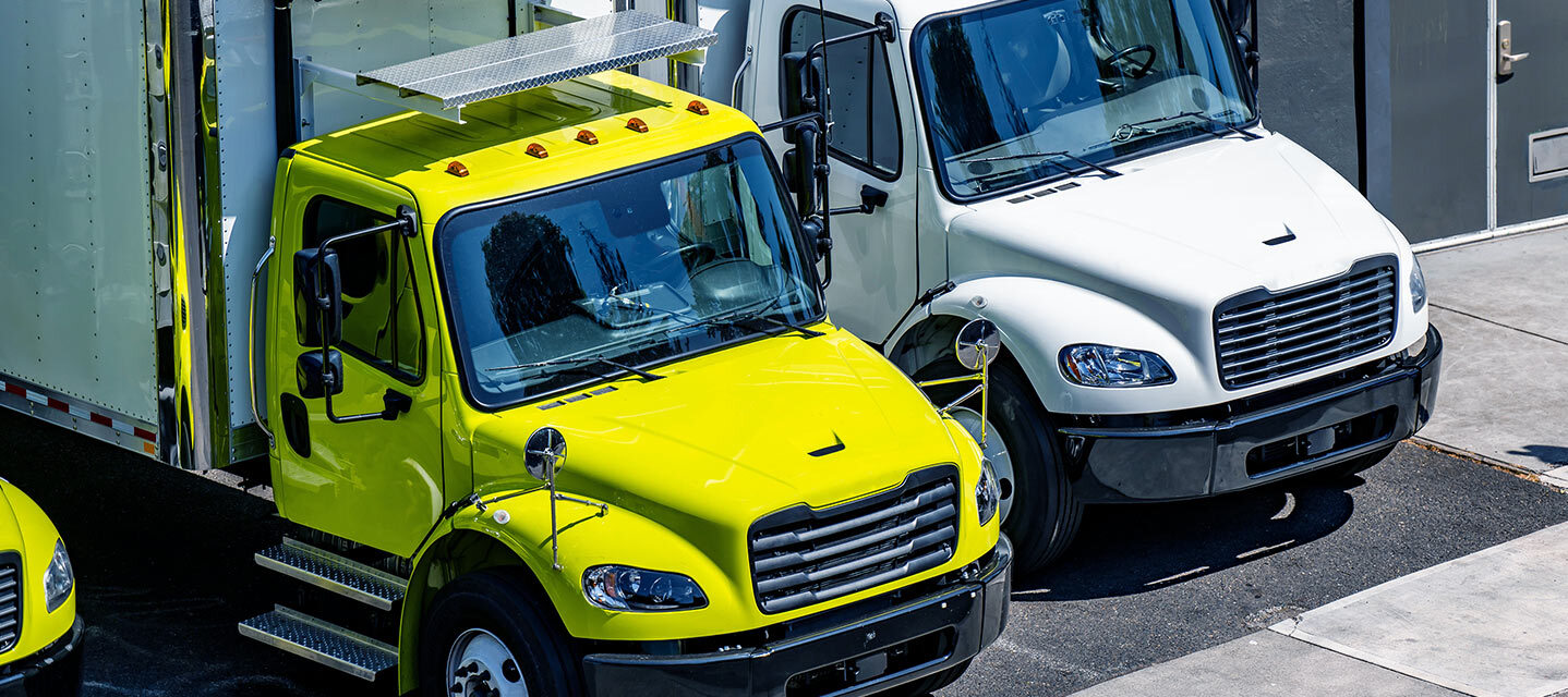two trucks