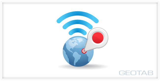 animated globe with location point and wifi signal 