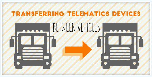 Graphic of two transport trucks with an orange arrow pointing to the right in between them