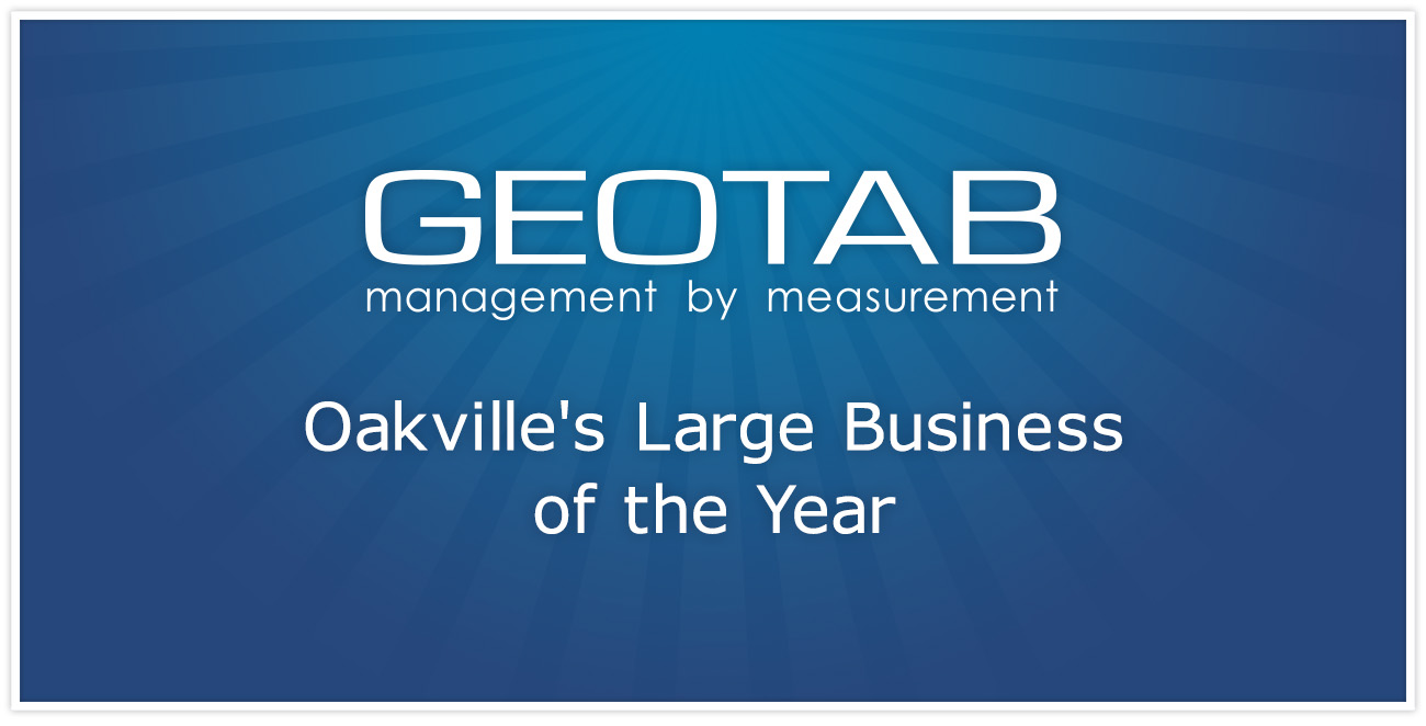 Geotab Awarded Oakville’s Large Business of the Year