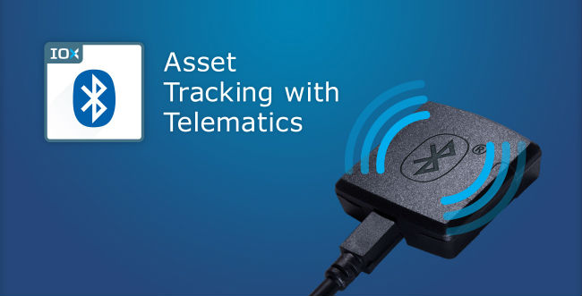 Image of the bluetooth IOX device with wireless signals coming from it