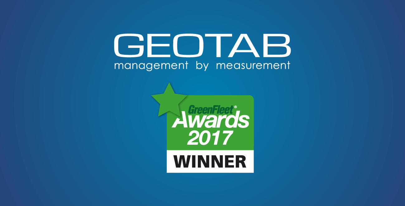 Geotab Wins GreenFleet Award for IT Innovation