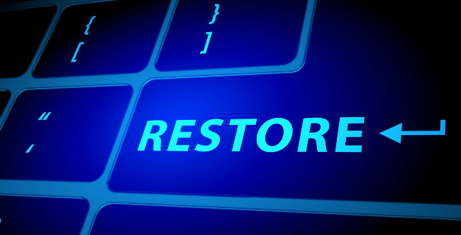 Restore keyboard key glowing blue