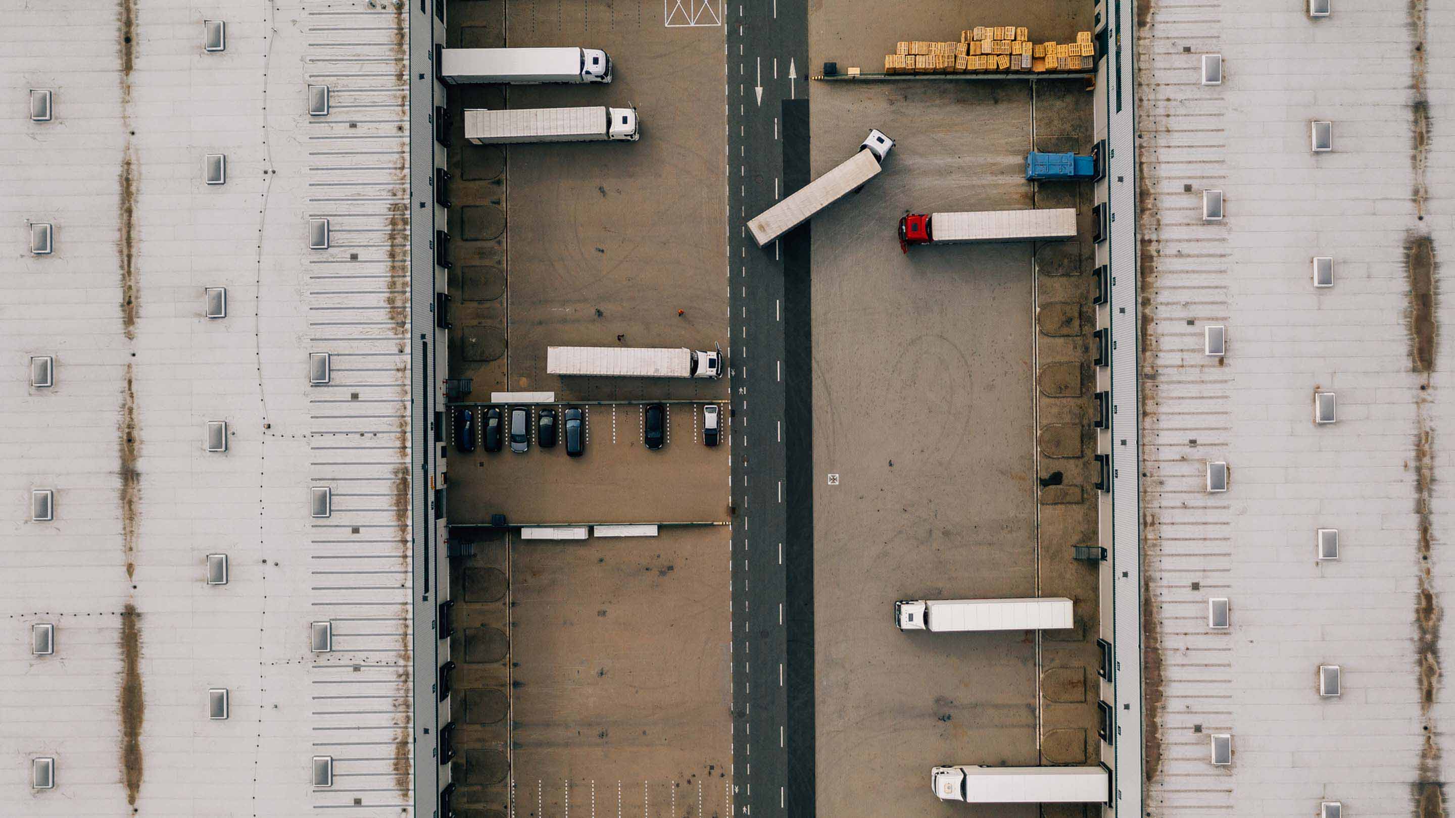 Deploying telematics in large fleets in a parking lot