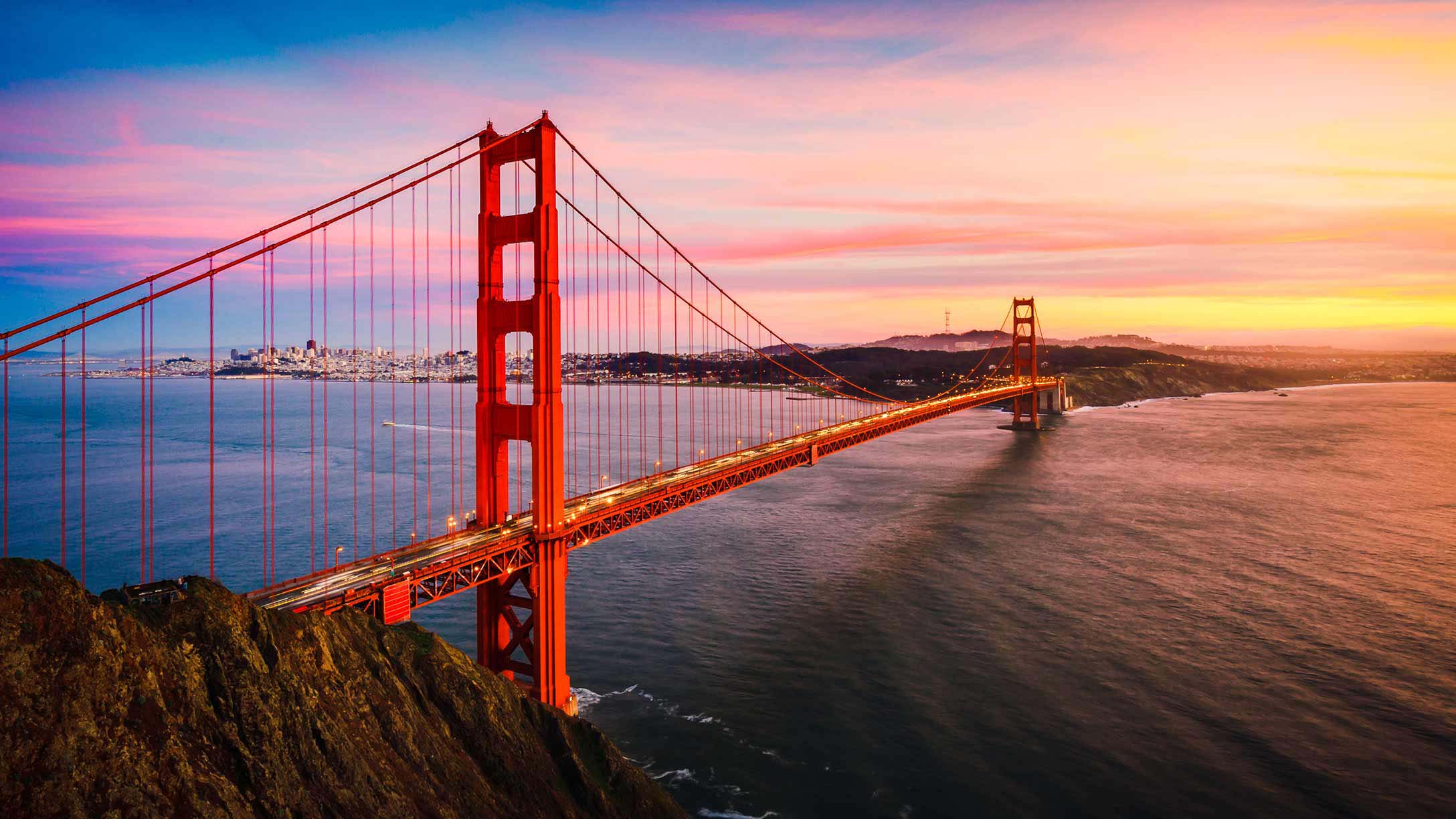 Golden Gate Bridge in California