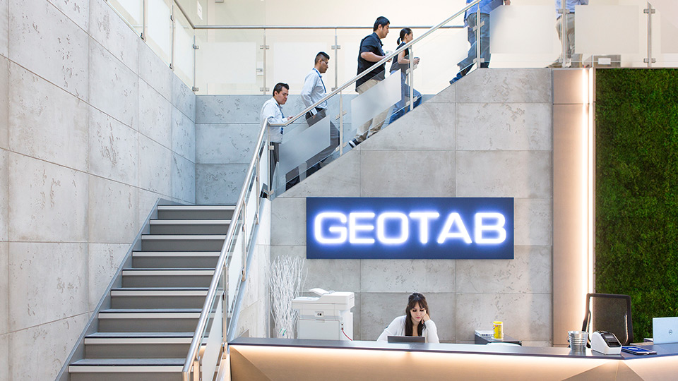 Geotab reception desk