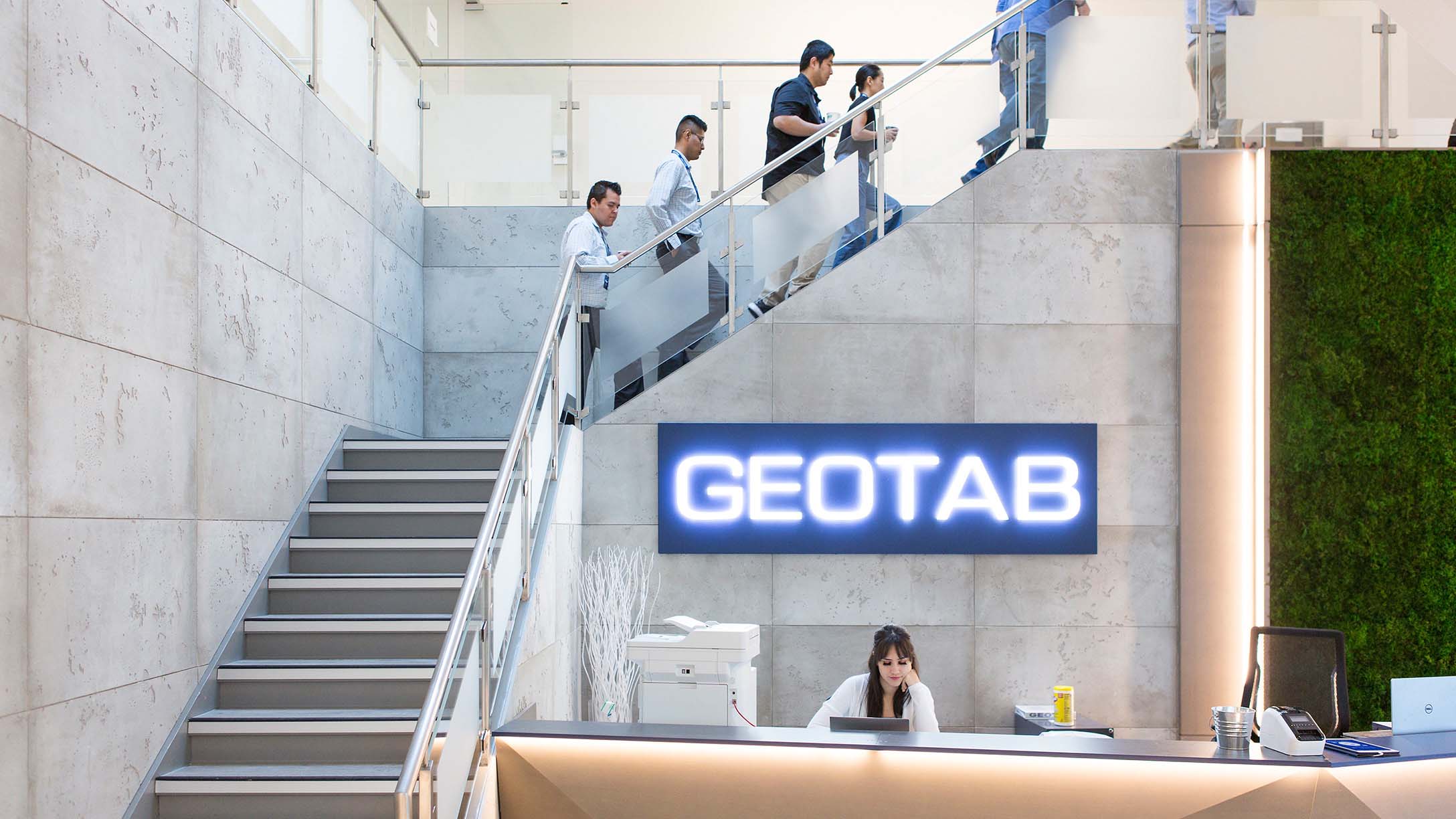 Geotab reception desk