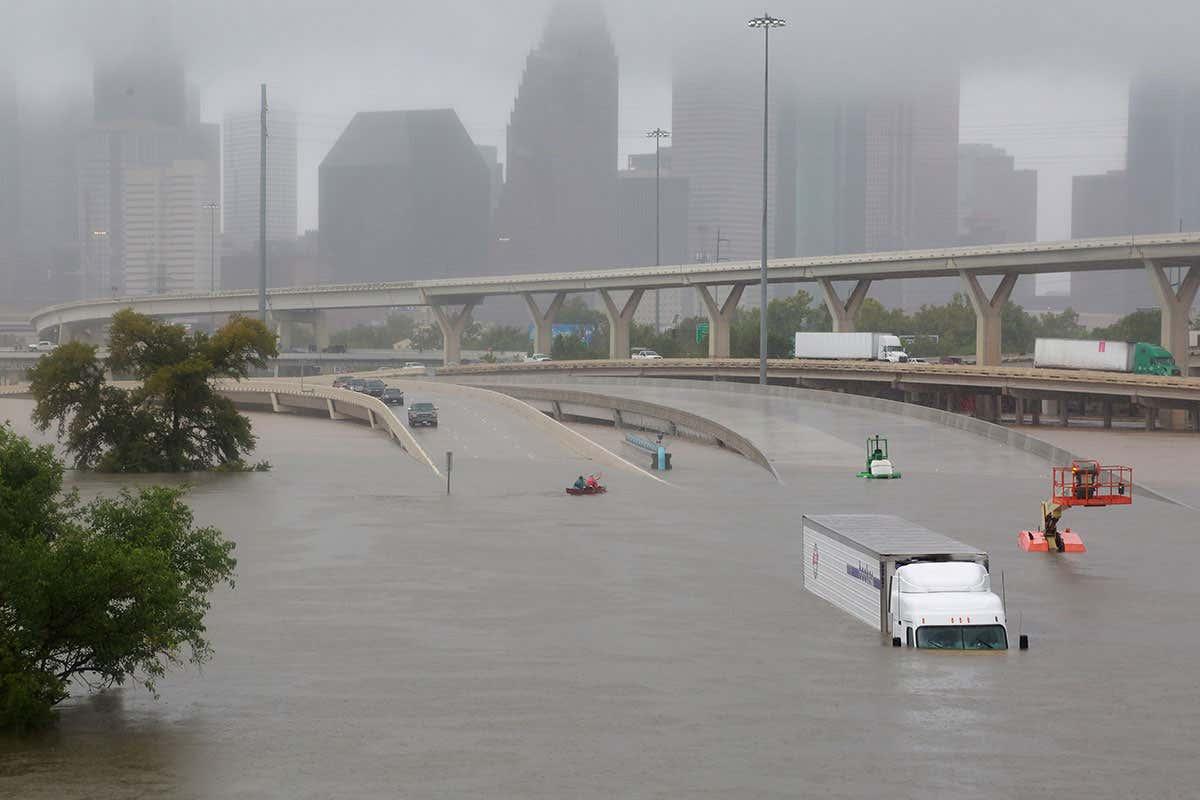 Flooded city
