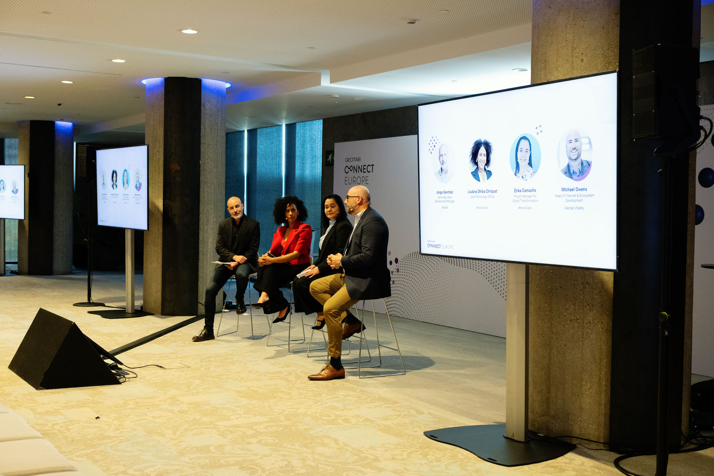 Ponentes de Geotab Vitality y Moove Cars en Connect Europe 2026