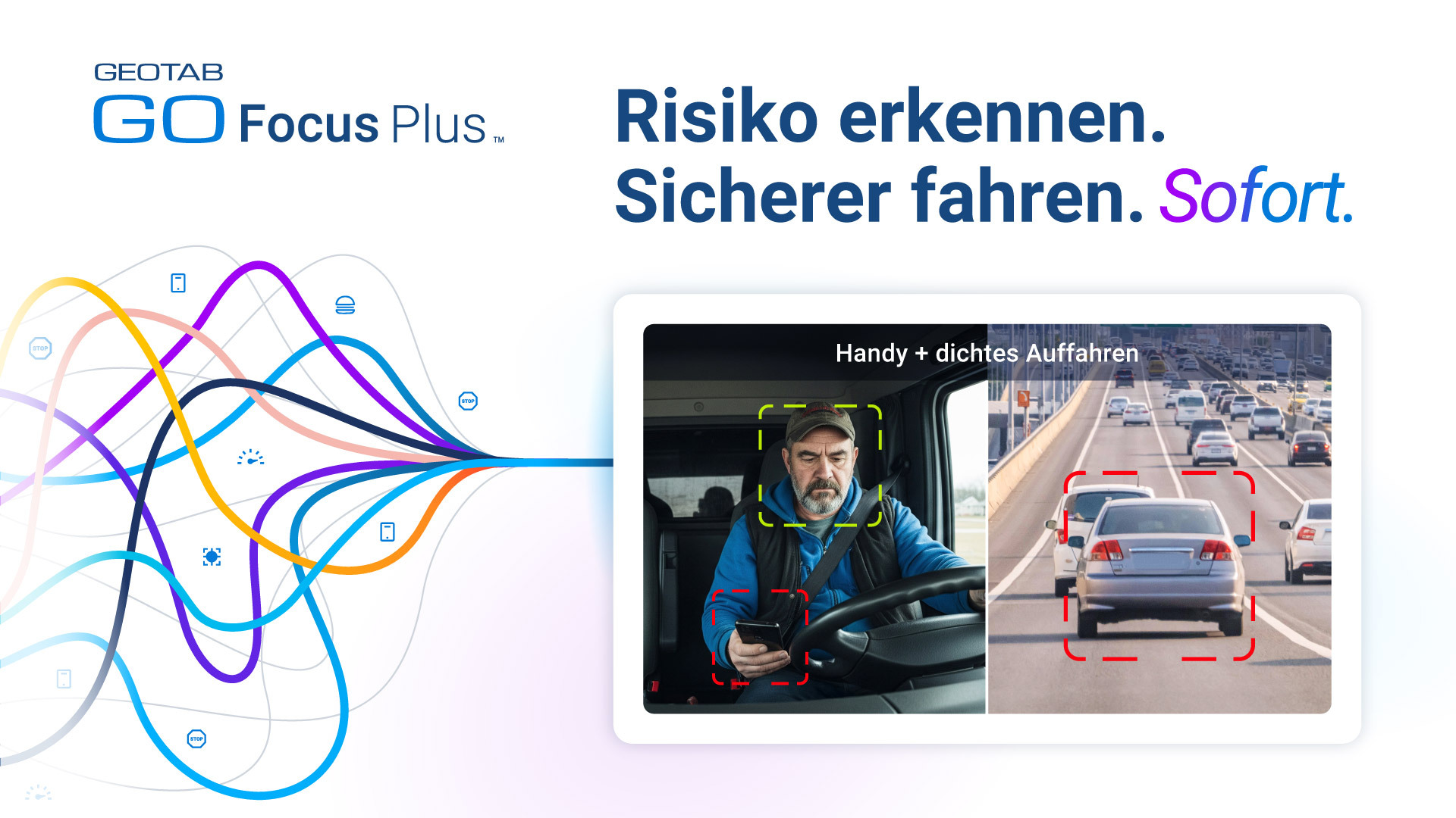 GOFocus Plus Bild mit einem Fahrer in einem Auto