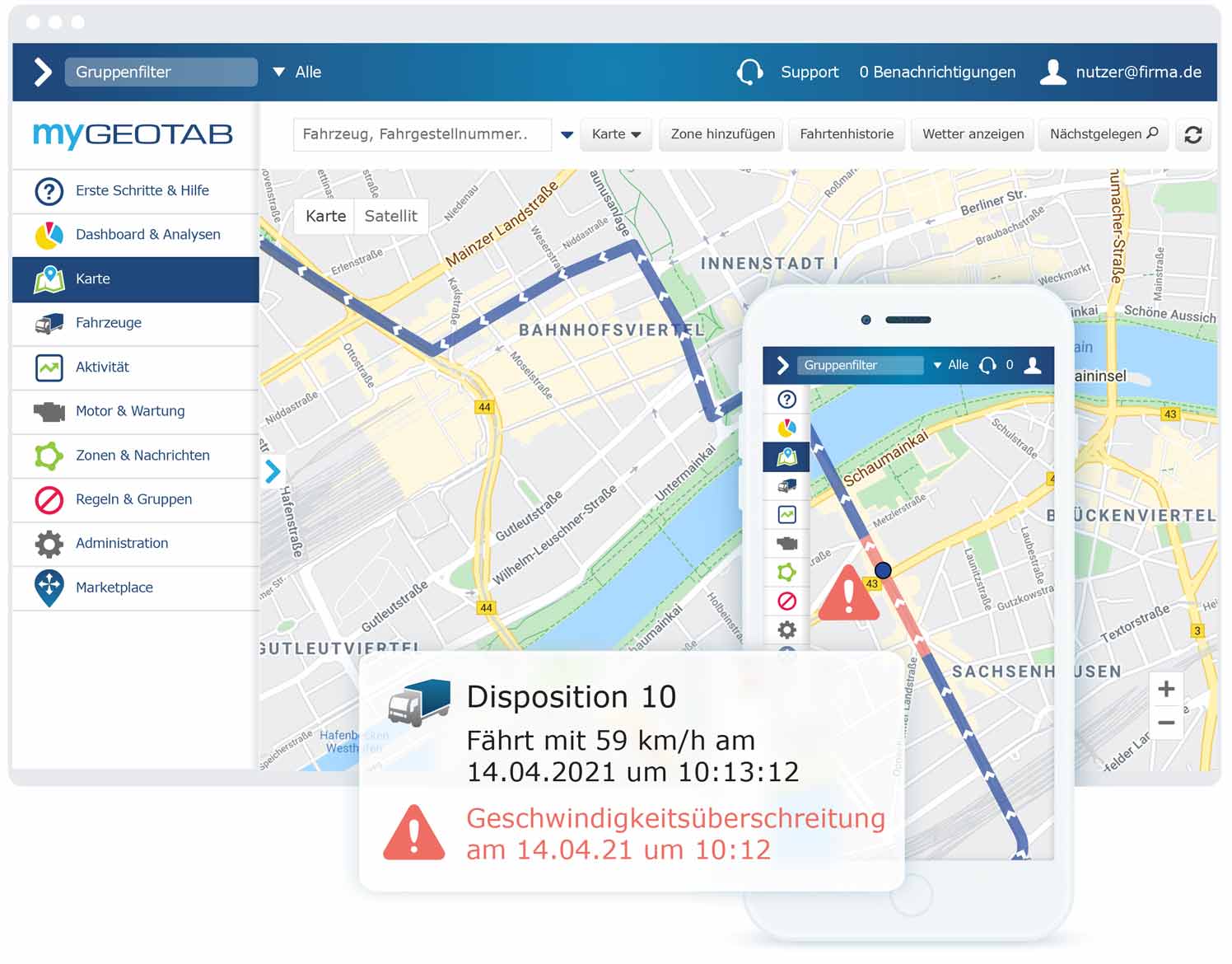 MyGeotab-Tracking-Dashboard