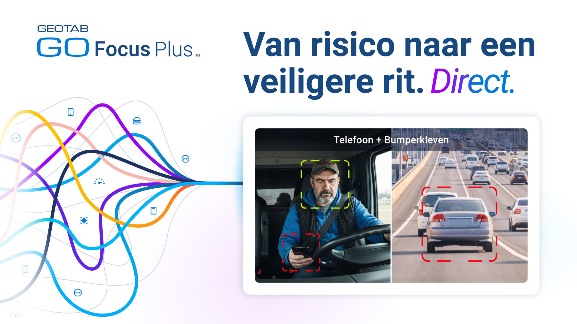GOFocus Plus Afbeelding met een bestuurder in een auto