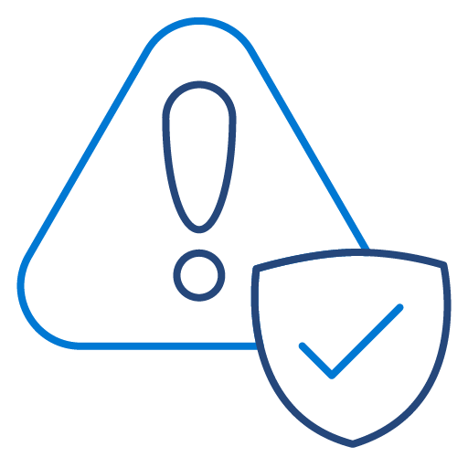 Increased safety and compliance icon