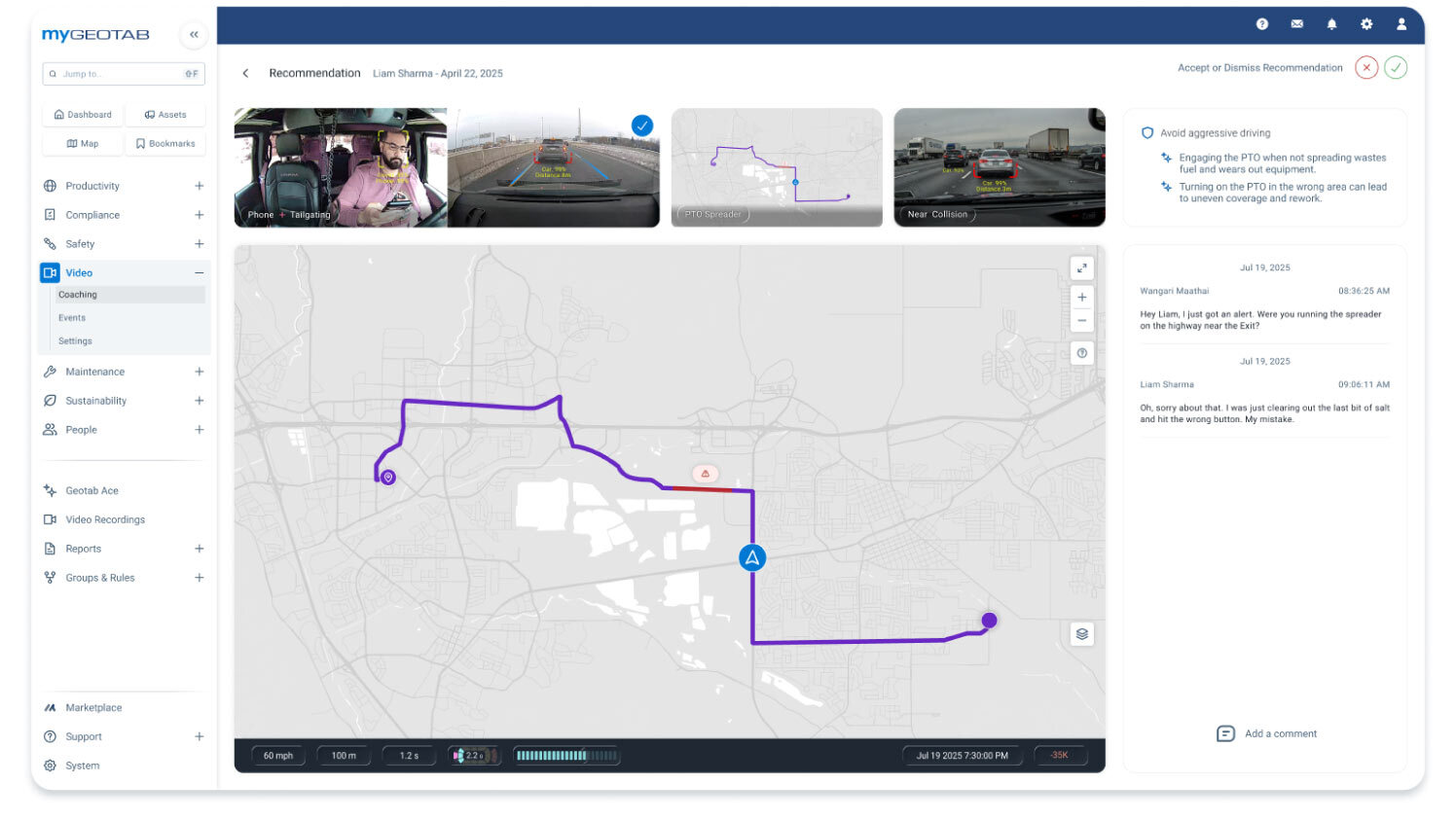 go focus plus map view