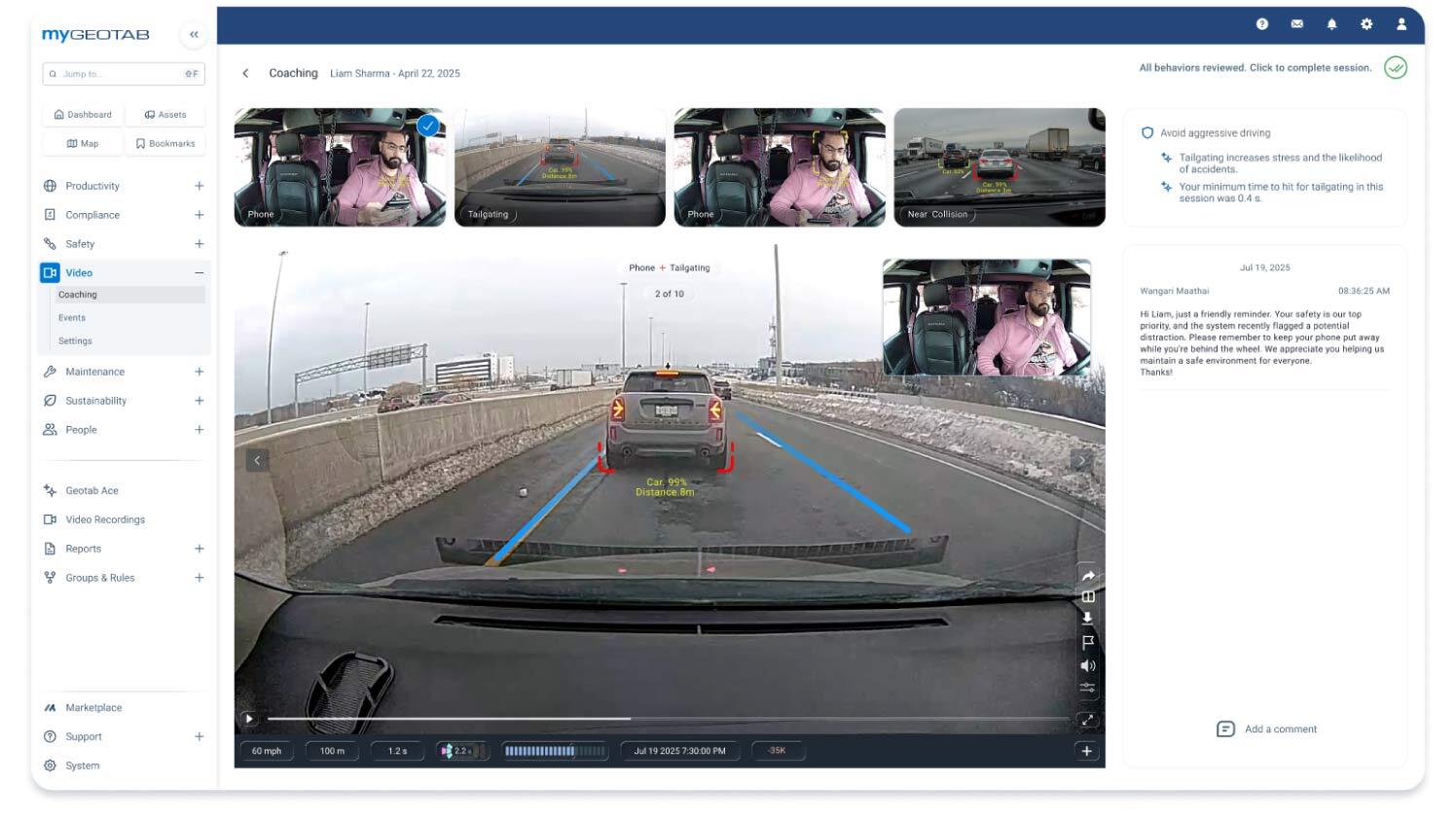 geotab go focus plus alerts