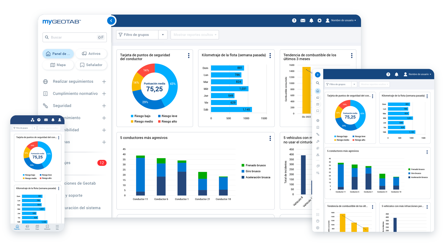 MyGeotab dashboards