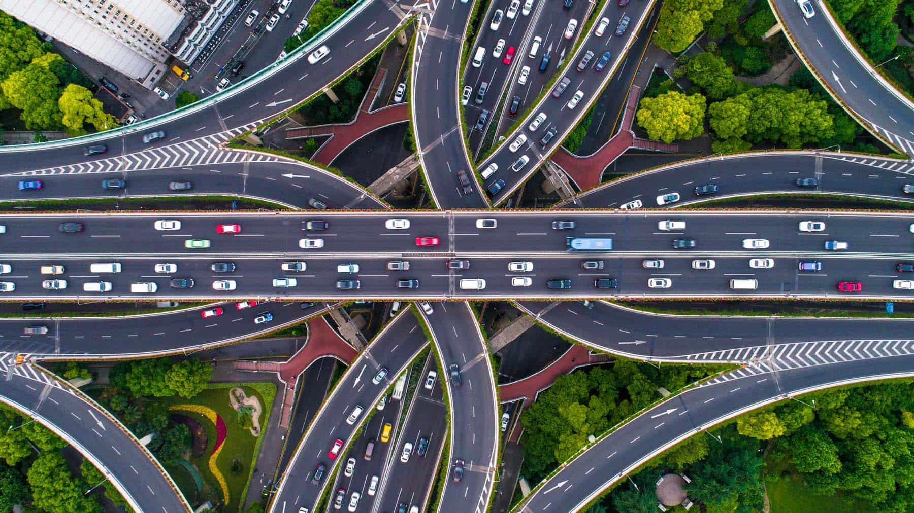 Carreteras con vehículos