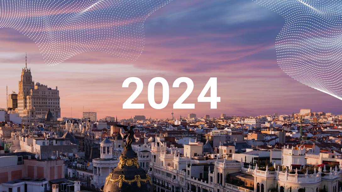 Madrid con numero 2024