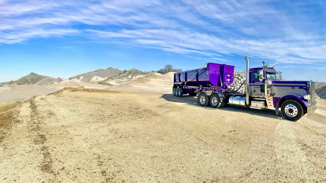 purple truck image