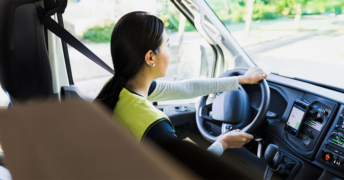 women inside a vehicle driving