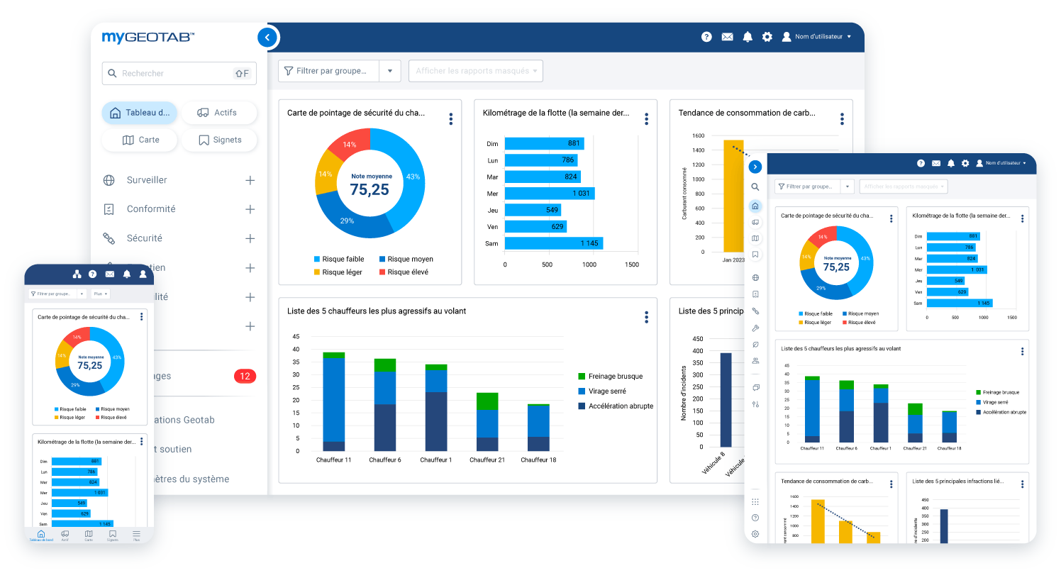 MyGeotab dashboards