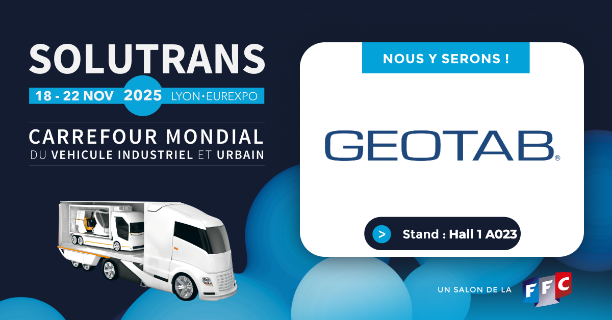 Affiche de communication sur les détails de l'évènement Solutrans 2025.